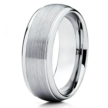 11.5MM Gold/Black/Silver Smooth Band Men's Stainless Steel Party Rings Size 7-12